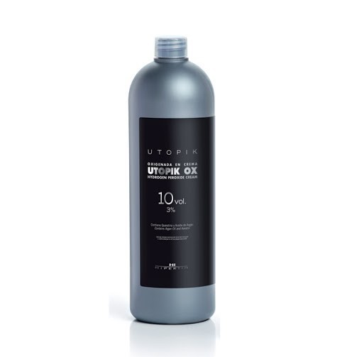 Hipertin Utopik Ox 3% (Vol 10) Oxidant Cremă Profesională cu Argan & Keratină, 900ml